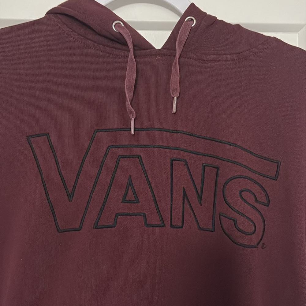 VANS men’s maroon hoodies size: small - Picture 2 of 6